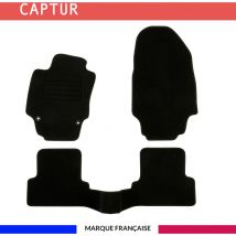 Tapis de voiture - Sur Mesure pour captur (2013 - 2019) - 3 pièces - Tapis de sol antidérapant pour automobile
