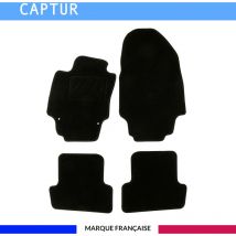 Autosweet - Tapis de voiture - Sur Mesure pour captur (2013 - 2019) - 4 pièces - Tapis de sol antidérapant pour automobile
