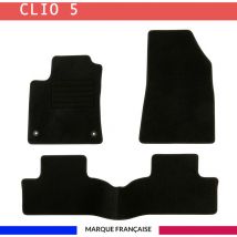 Autosweet - Tapis de voiture - Sur Mesure pour clio 5 (dès 2019) - 3 pièces - Tapis de sol antidérapant pour automobile