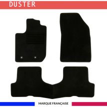 Autosweet - Tapis de voiture - Sur Mesure pour duster (dès 2018) - 3 pièces - Tapis de sol antidérapant pour automobile