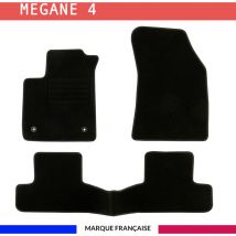 Autosweet - Tapis de voiture - Sur Mesure pour megane 4 (dès 2015) - 3 pièces - Tapis de sol antidérapant pour automobile