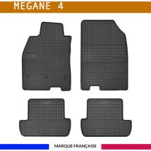 Autosweet - Tapis de voiture - Sur Mesure pour megane 4 (dès 2015) - 4 pièces - Tapis de sol antidérapant pour automobile - Souple