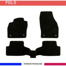 Autosweet - Tapis de voiture - Sur Mesure pour polo (dès 2017) - 3 pièces - Tapis de sol antidérapant pour automobile