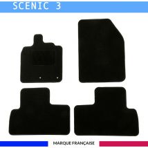 Autosweet - Tapis de voiture - Sur Mesure pour scenic 3 (2009 - 2016) - 4 pièces - Tapis de sol antidérapant pour automobile