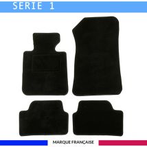Autosweet - Tapis de voiture - Sur Mesure pour serie 1 (2003 - 2011) - 4 pièces - Tapis de sol antidérapant pour automobile