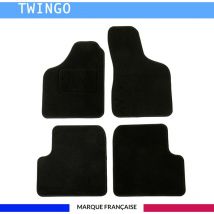 Autosweet - Tapis de voiture - Sur Mesure pour twingo (2000 - 2007) - 4 pièces - Tapis de sol antidérapant pour automobile