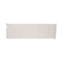 Tapis Déco en Laine "Betina" 80x250cm Blanc