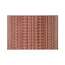 Tapis Déco Imprimé 'Colyn' 120x160cm Terracotta