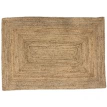 Tapis déco rectangle en jute 50x80cm