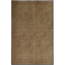 Maison Chic - Tapis d'entrée Paillasson lavable Tapis de porte Marron 120x180 cm 66148