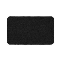 Paris Prix - Tapis d'Entrée Grattoir 'Odin' 45x75cm Noir