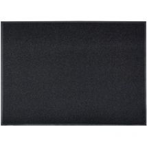 Floordirekt - Tapis spaghetti en vinyle En deux couleurs, avec ou sans impression Noir 50 x 80 cm