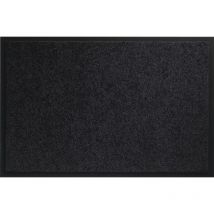 Paillasson lavable noir polyamide L600xl900xS8 mm