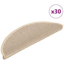 Torana - Tapis d'escalier autocollants 30 pcs 56x17x3 cm berbère