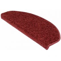 Tapis d'escalier Bali Rouge Demi-circulaire 19 x 56 cm