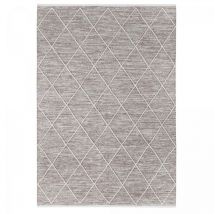 Unamourdetapis - Tapis salon et chambre en coton 140x200 marron clair rectangle tissé