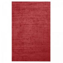 Unamourdetapis - Tapis Chambre 60x110 rouge rectangle fait main motif uni neo uni