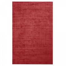 Unamourdetapis - Tapis salon et chambre 140x200 rouge rectangle fait main motif uni neo uni