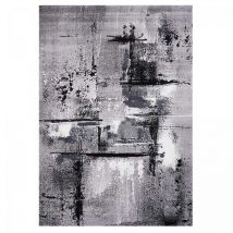 Unamourdetapis - Tapis salon et chambre 240x330 gris rectangle tissé motif abstrait AF1 tablo