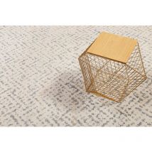 Esprit - Tapis design tissé intérieur et extérieur Amber Blanc cassé 80x150