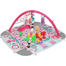 Tapis d'Éveil Tapis de Jeu Bébé Tapis d'Activité - rose