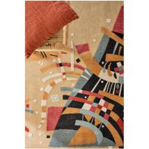 Avril Paris - Tapis d'extérieur - 152x230cm - Beige - Réversible - 100% polypropylène - 1350gr / m² - seville