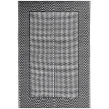 Vidaxl - Tapis d'extérieur Noir 140x200 cm pp Black and grey