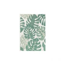 Décoweb - Tapis d'extérieur ou de salon - Green Tropical - Vert et écru - 160 x 230 cm
