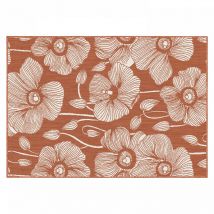 Oviala - Tapis d'extérieur en polypropylène 120 x 170 cm terracotta