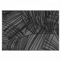 Tapis d'extérieur en polypropylène 160 x 230 cm noir