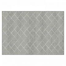 Oviala - Tapis d'extérieur en polypropylène 160 x 230 cm gris