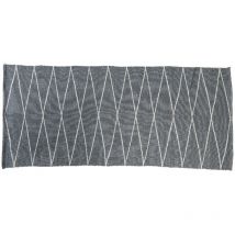 Jardideco - Tapis d'extérieur rectangle 200 x 90 cm motif Losanges