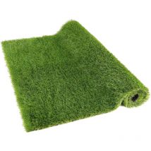 Garden Deluxe Collection - Tapis d'herbe verte synthétique 22 mm faux prato dans le jardin Rotolo Rotolo Altezza 2 mt x 3 mt (6 mq)