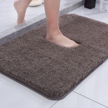 Feiyue - Tapis d'intérieur, paillasson, tapis de bain antidérapant pour enfants, tapis de salle de bain en peluche, tapis de bain corail, tapis de
