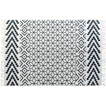 Dkd Home Decor - Tapis Coton 160X230X1 Noir