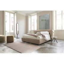 Vivabita - Tapis écologique uni moderne courtes mèches Sense Beige 200x290