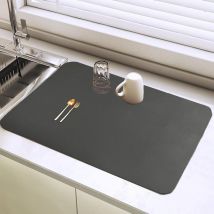 Tigrezy - Tapis Egouttoir Vaisselle, 40×30 cm Tapis de Drainage de cuisine Super Absorbant, Tapis égouttoir Vaisselle Absorbant, Tapis Machine a Cafe