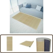 Tapis en bambou 160x230 cm Naturel - Tapis En Bambou - Tapis Nature - Tapis Salon - Tapis Design - Tapis Intérieur