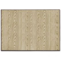 Casa Pura - Tapis en bambou Magenta Nature 90 x 120 cm