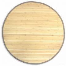 Décoshop26 - Tapis en bambou rond naturel ø 200cm TAP06082
