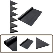 Tapis en caoutchouc antidérapant 1,2x2 m 3 mm Lisse - Tapis De Sol - Tapis Caoutchouc - Tapis Antidérapant - Protection Sol - Protection Voiture