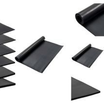 Tapis en caoutchouc antidérapant 1,2x2 m 6 mm Lisse - Tapis De Sol - Tapis Caoutchouc - Tapis Antidérapant - Protection Sol - Revêtement Sol