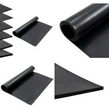 Tapis en caoutchouc antidérapant 1,2x2 m 8 mm Lisse - Tapis De Sol - Tapis Caoutchouc - Tapis Antidérapant - Protection Sol - Protection Voiture