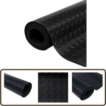 Vidaxl - Tapis en caoutchouc antidérapant avec points 2 x 1 m - Tapis Caoutchouc - Tapis Antidérapant - Tapis Noir - Tapis Intérieur - Tapis Extérieur