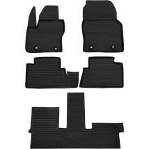 Tapis en caoutchouc XTR pour Ford Grand C-Max, 7 places 12/2010-2019