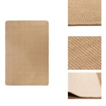Tapis en jute avec endos en latex 180x250 cm - Tapis En Jute - Tapis Décoratif - Tapis Rectangulaire - Tapis Salon - Tapis Chambre