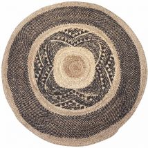 Tapis en jute rond