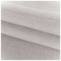 Allotapis - Tapis en microfibre doux uni antidérapant rond Dave Crème ø 200