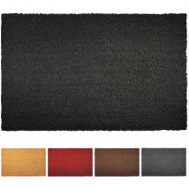Casa Pura - Paillasson en Fibres de Noix de Coco Noir 24 mm 50 x 80 cm
