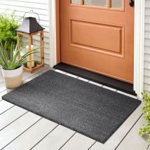 Casa Pura - Paillasson en Fibres de Noix de Coco Gris 17 mm 200 x 200 cm